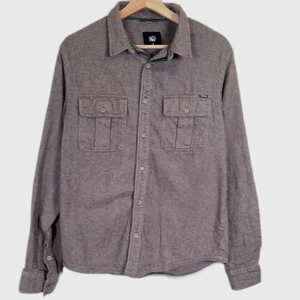 Tentree Button Up Long Sleeve Shirt